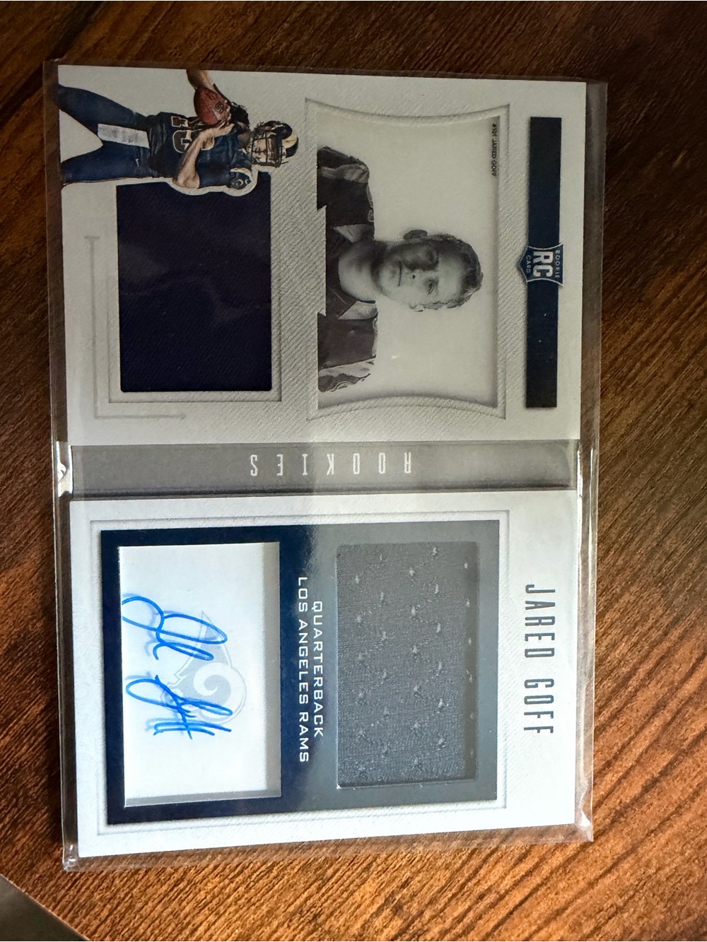 2016 Jared Goff playbook RPA RC /99 Auto